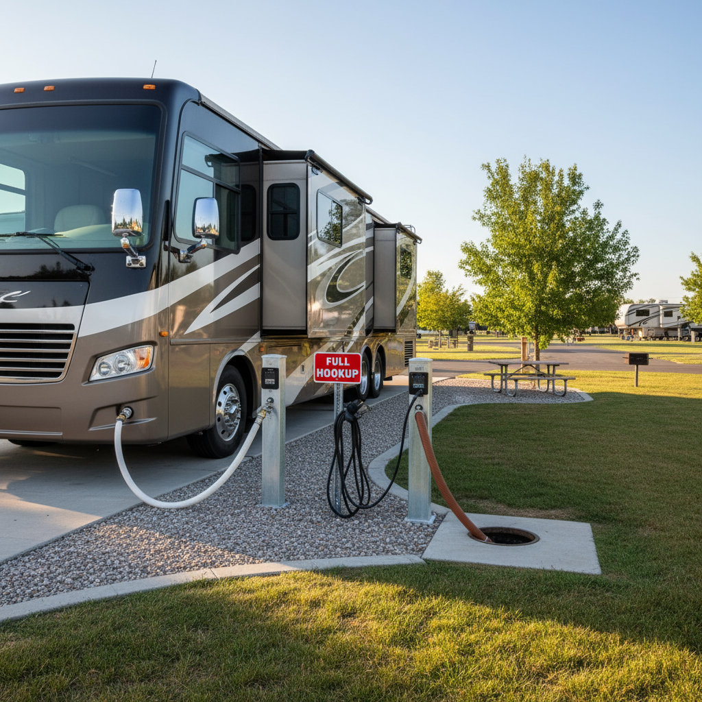 What Does Full Hookup Mean at an RV Park