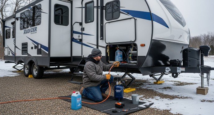How to Winterize a RV Travel Trailer